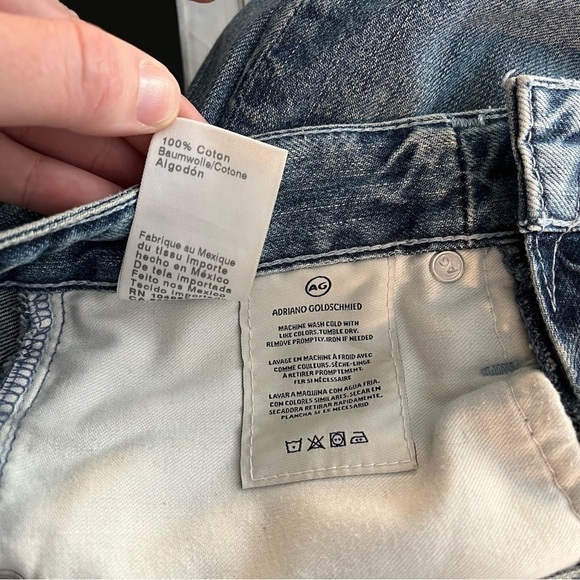 AG ADRIANO GOLDSCHMIED Knoxx High Rise Baggy Boyfriend Jeans Inland Wash - Picture 13 of 14